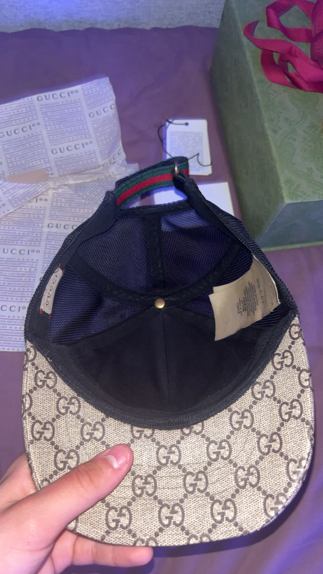 Äkta Gucci keps med tigertryck - 3