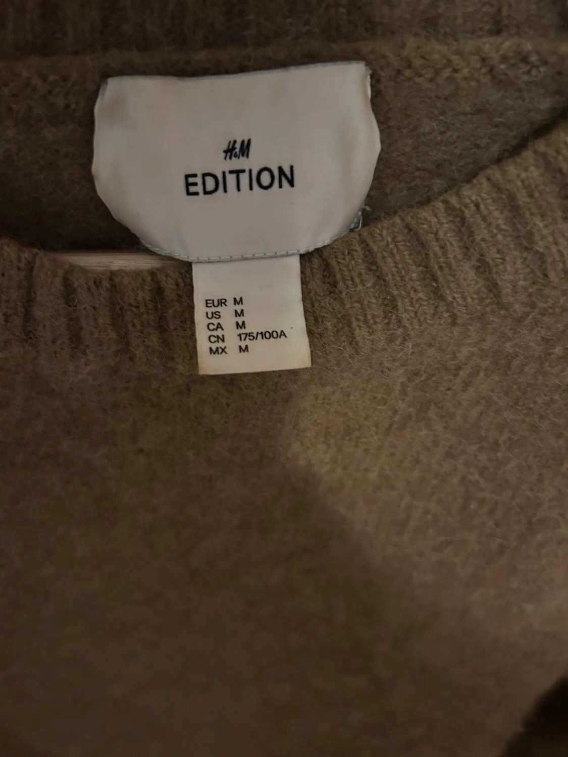 Brun stickad tröja från H&M Edition - 2