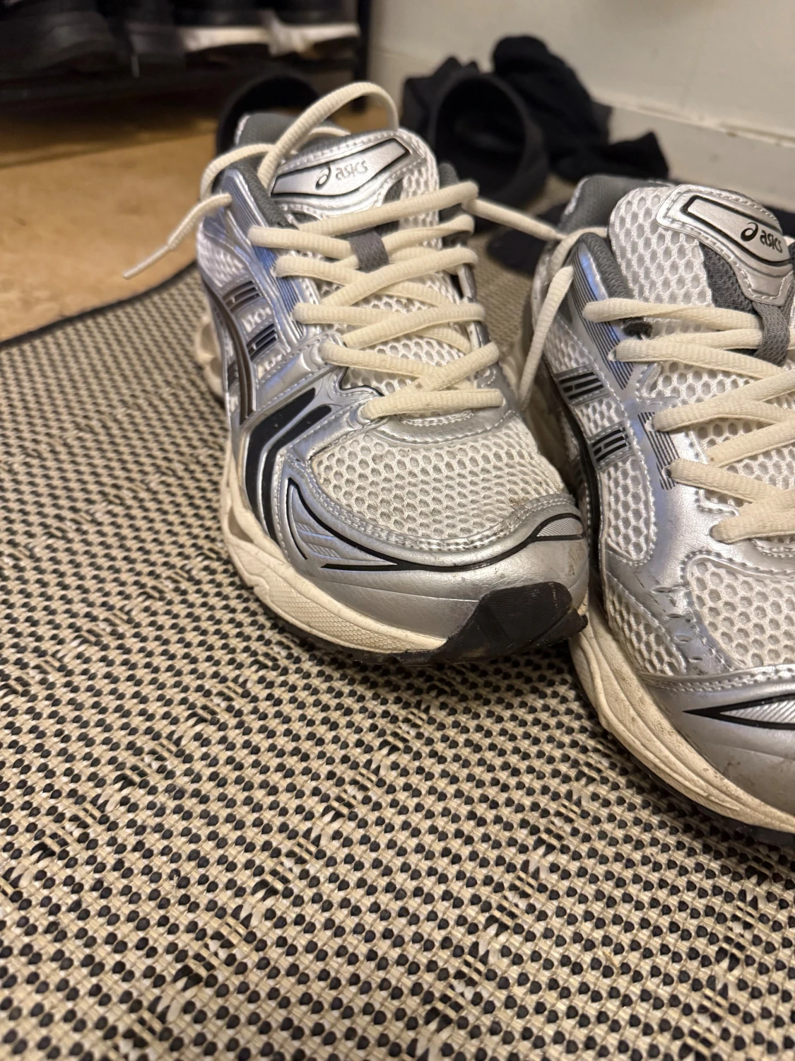 Asic gel kayano cream silver white 