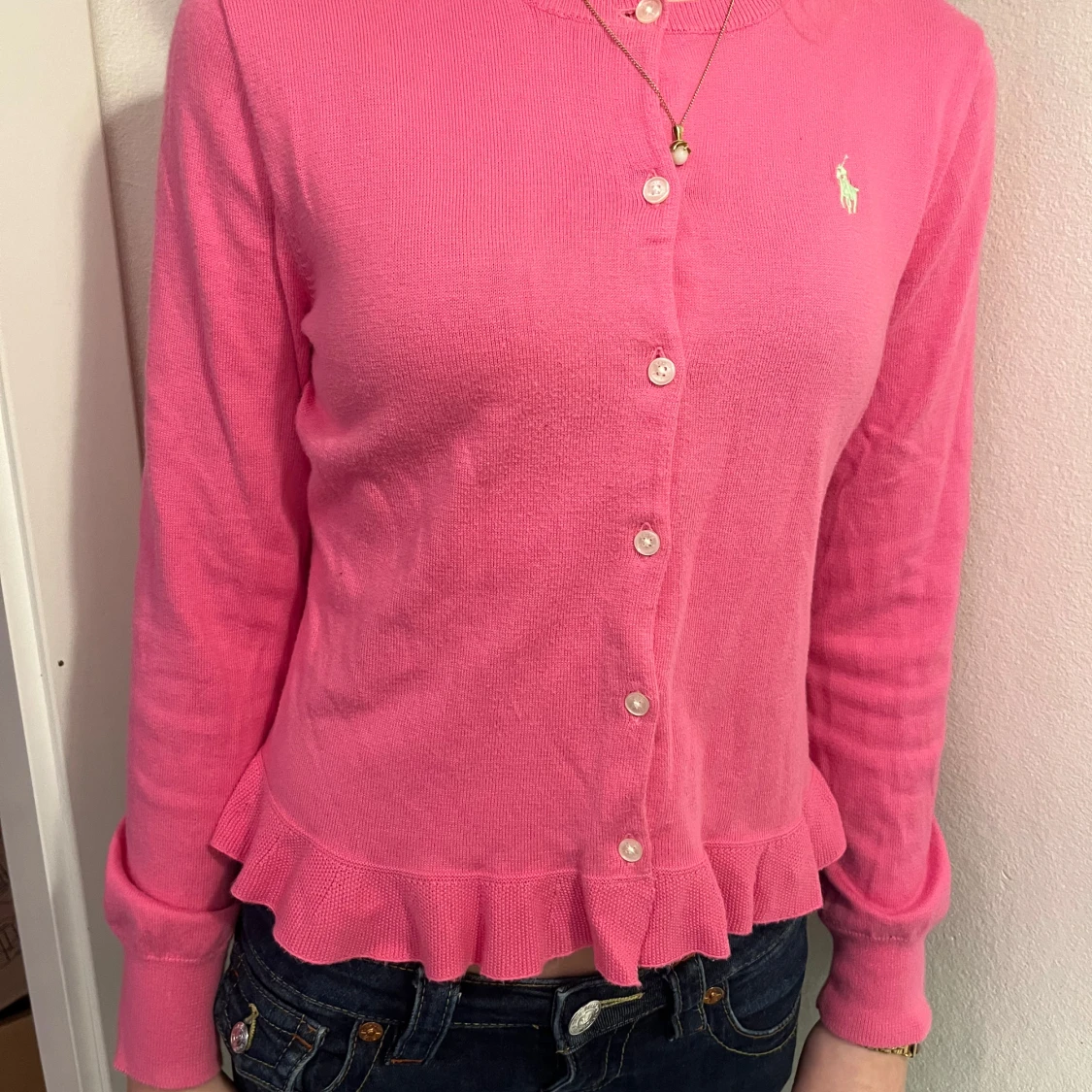 Rosa kofta från Ralph Lauren