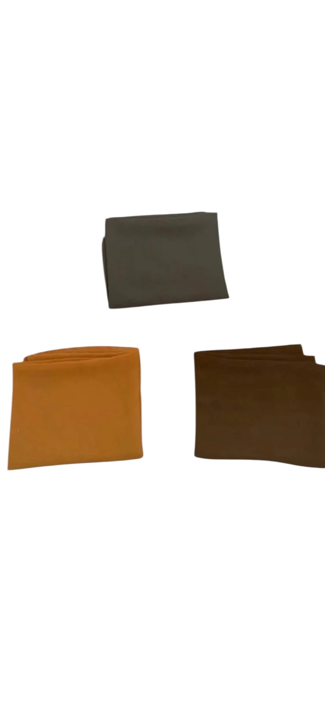 10 enfärgade halsdukar i olika färger - 3