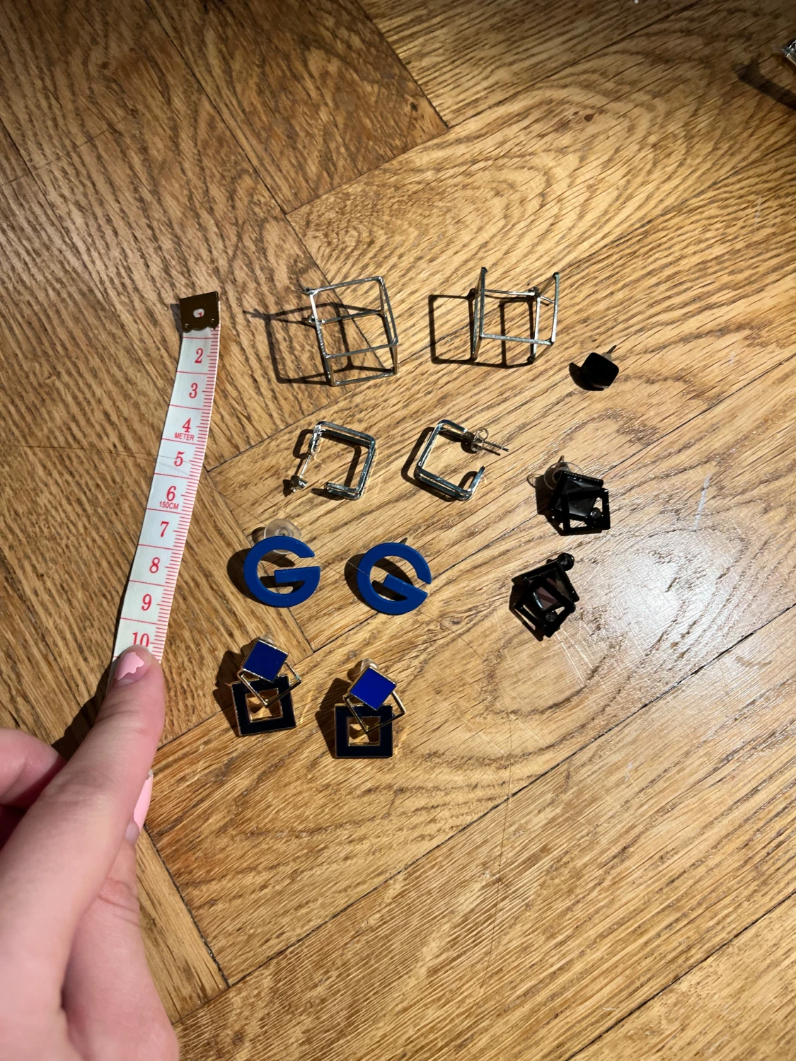 Mix av geometriska örhängen - 1