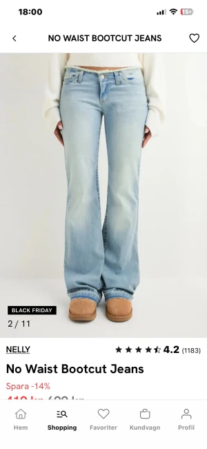  Nelly jeans  - Populära lågmidjade jeans från Nelly i storlek 34. Jättebra skick, köpt för 699💕