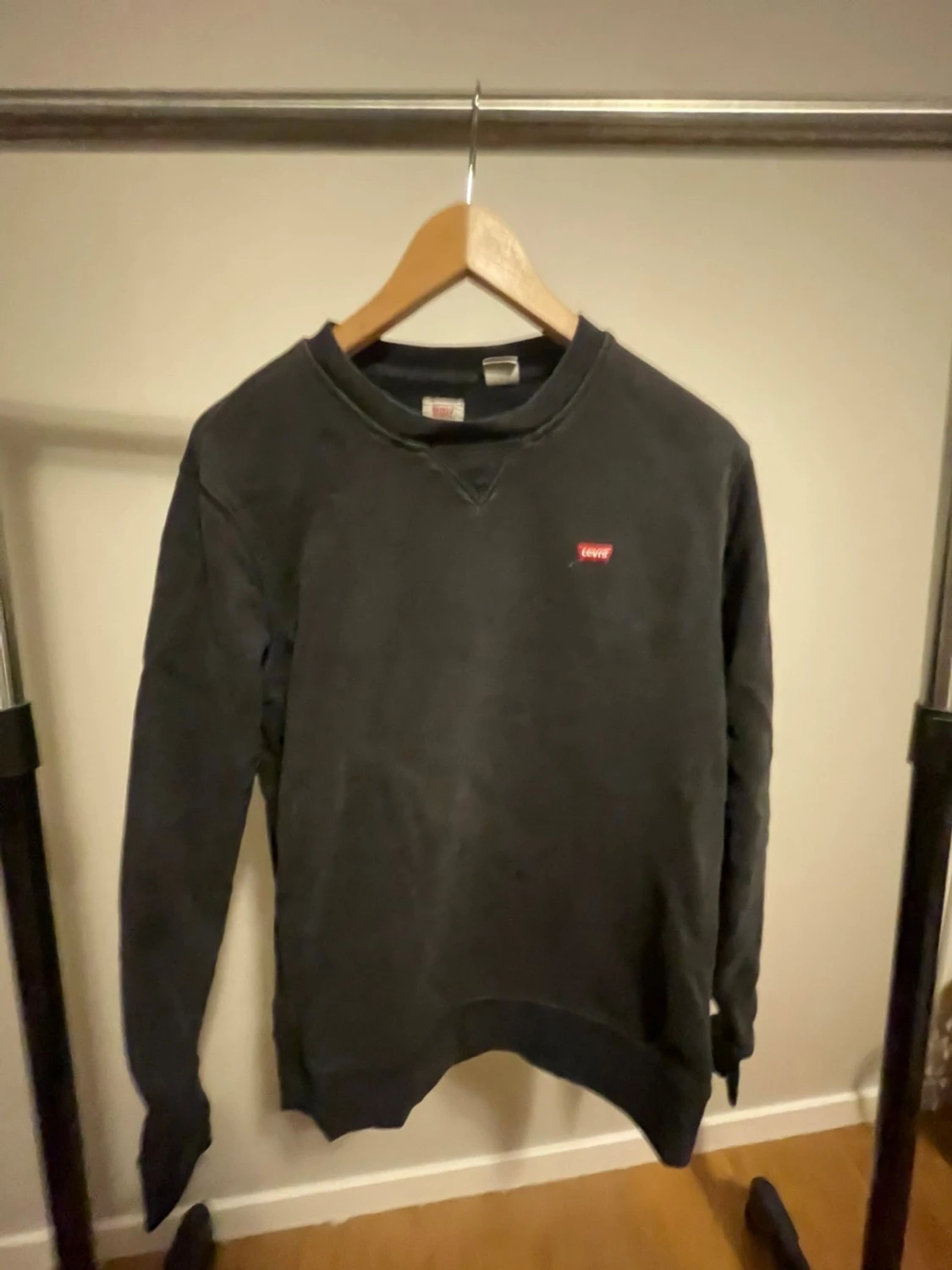 Svart sweatshirt från Levi's i bomull