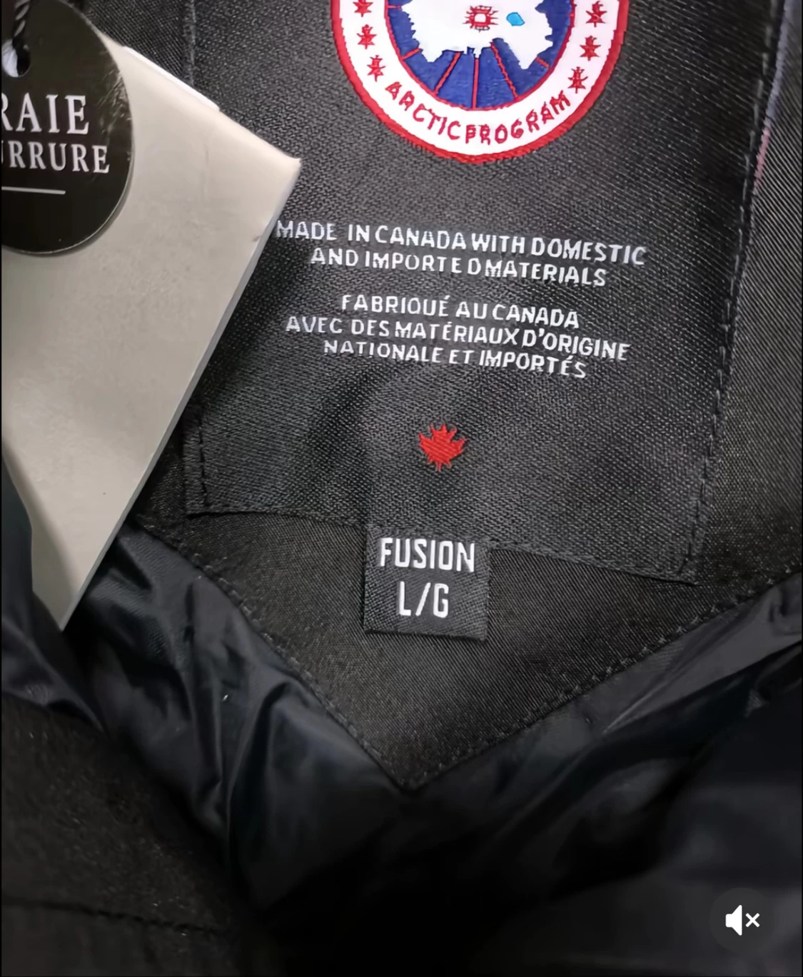 Svart Canada Goose dunjacka - 1