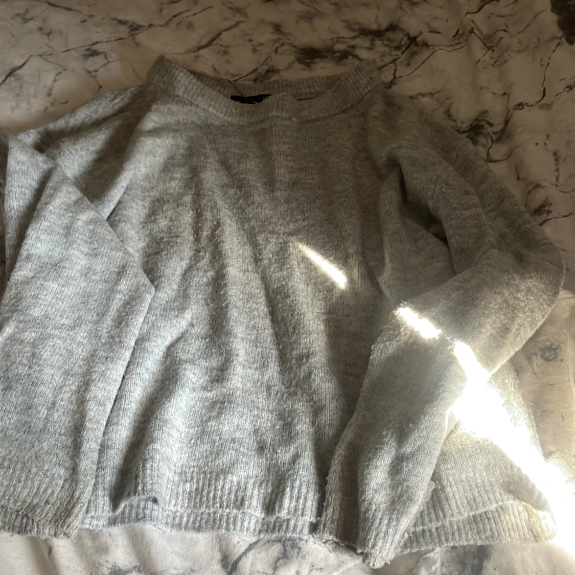 3-pack stickade tröjor i basfärger