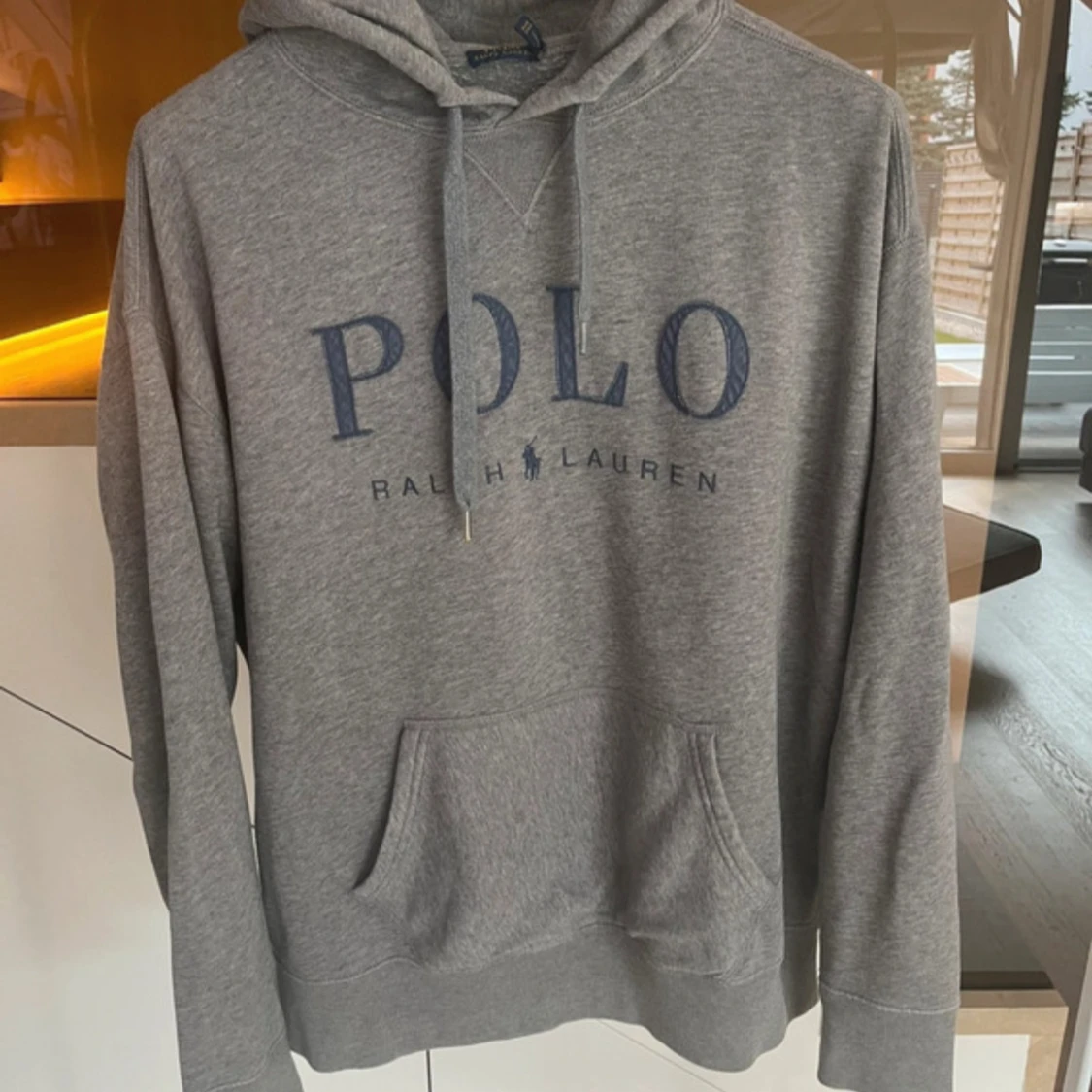 Grå hoodie från Polo Ralph Lauren