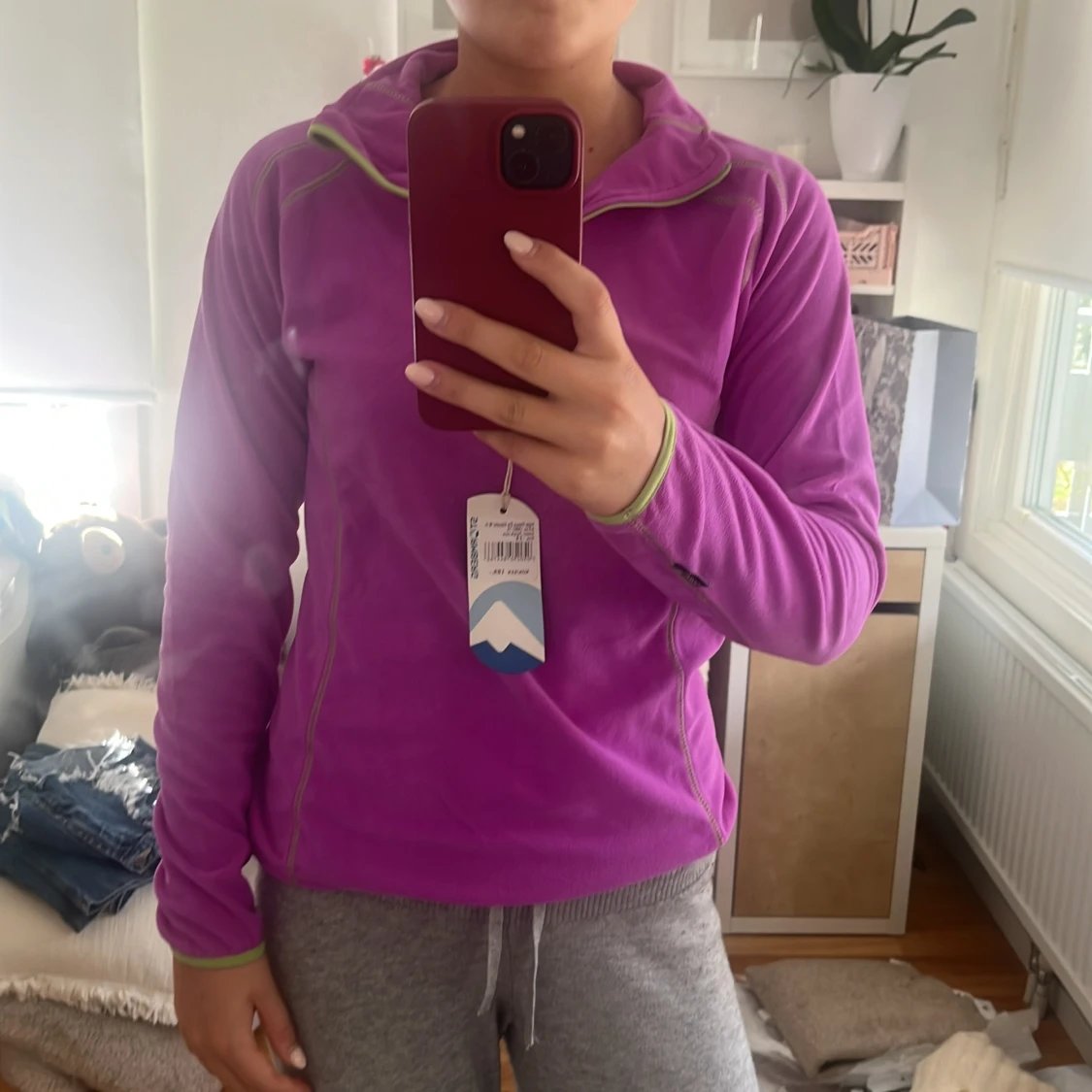 Lila fleece-tröja från Stormberg - 1