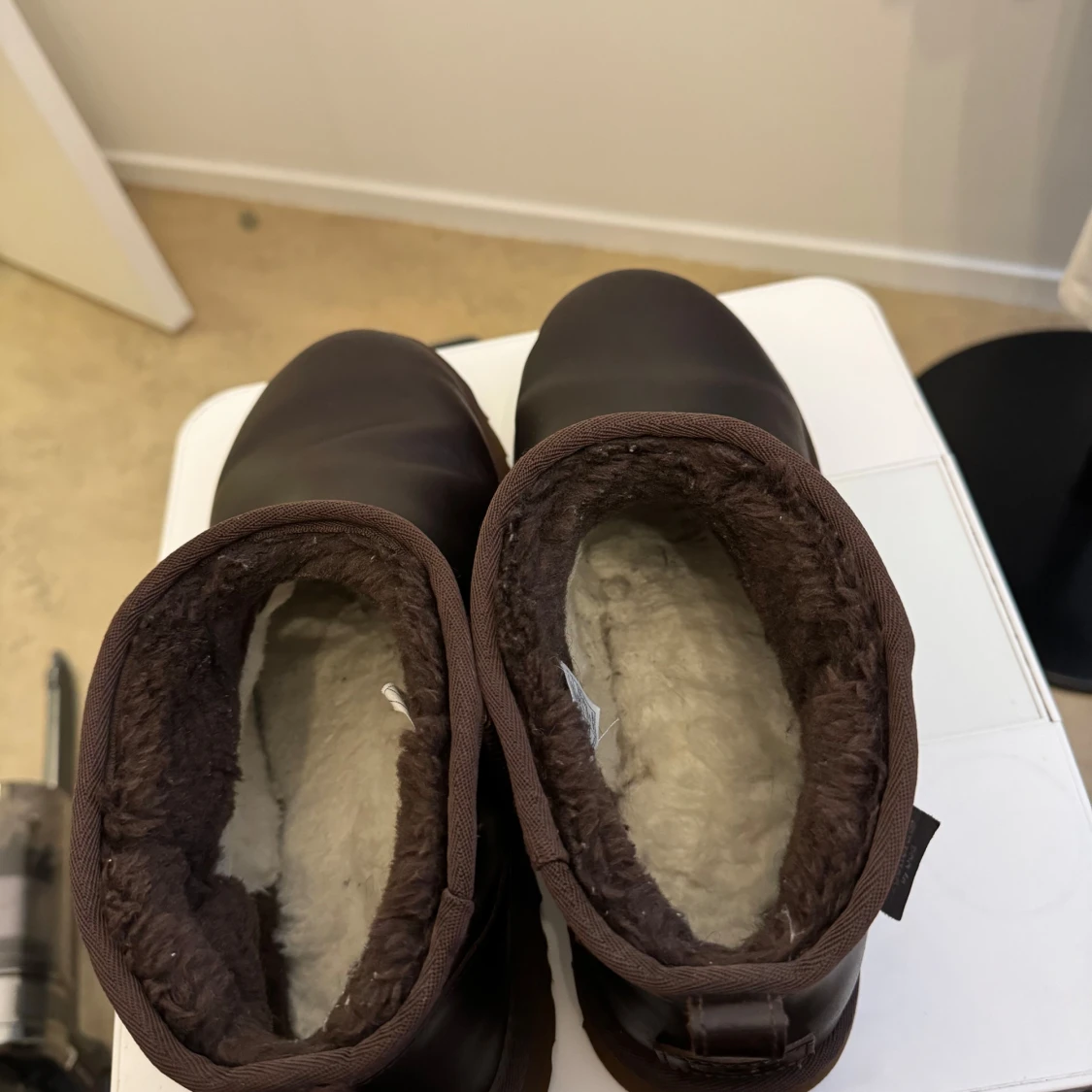 Ugg Läder Stövletter Brun strl 45 - 3