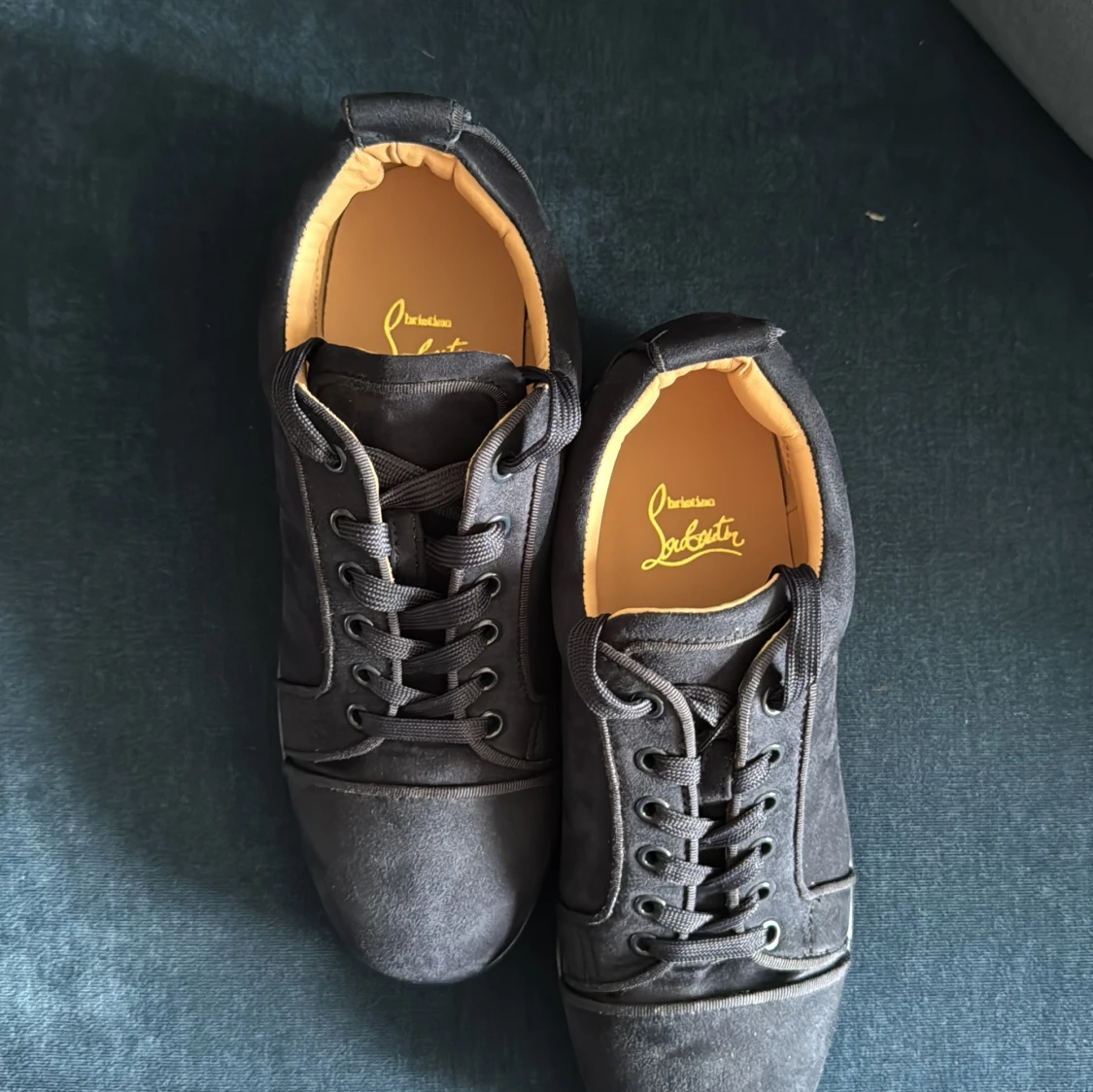 Svarta sneakers från Christian Louboutin - 4