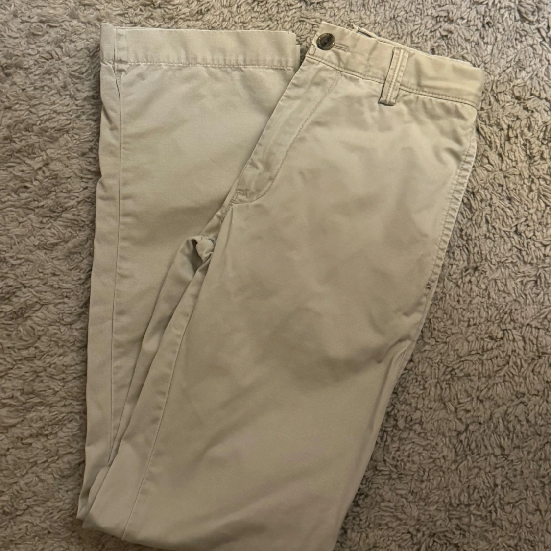 Beiga chinos med raka ben - 2