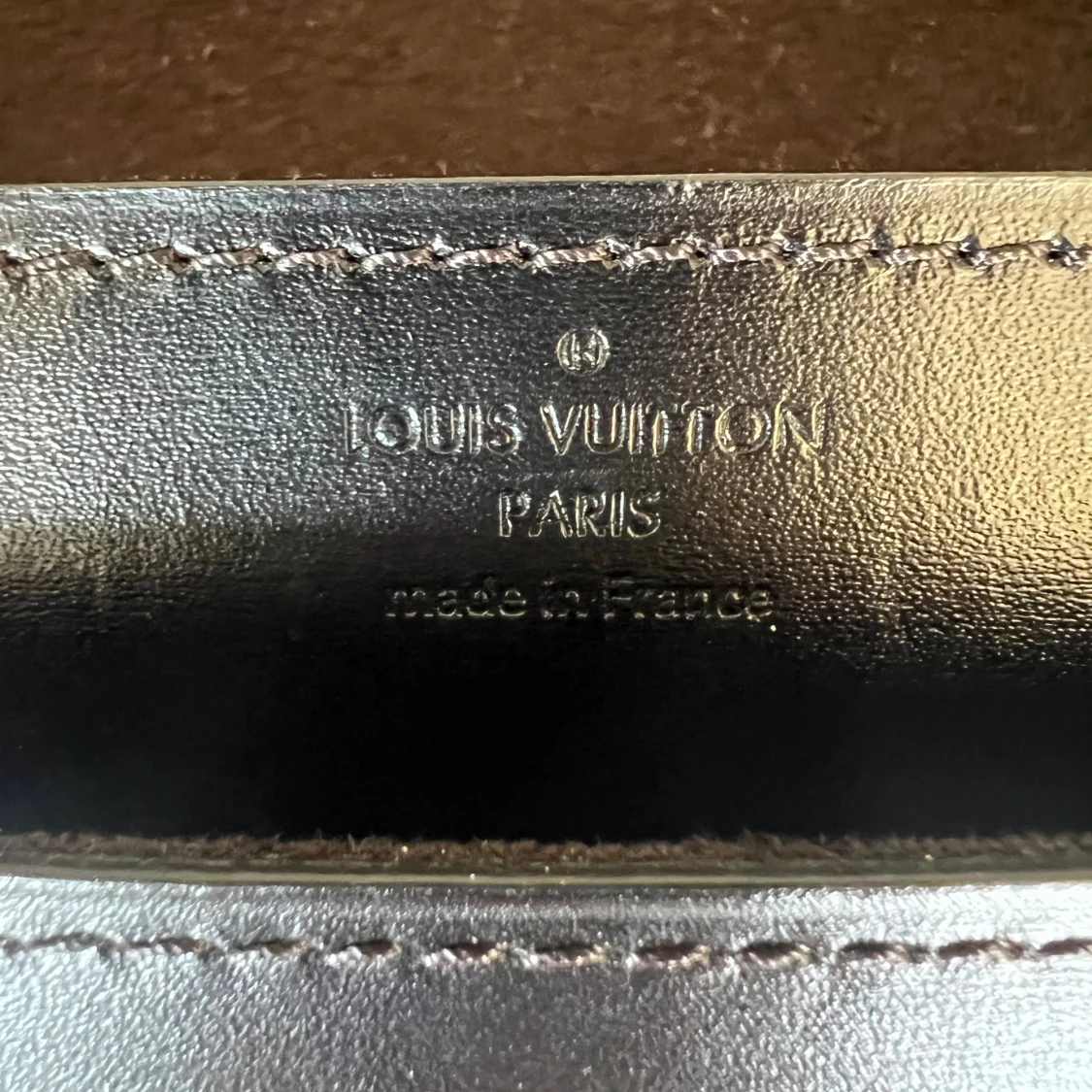 Svart Louis Vuitton axelväska i skinn - 3