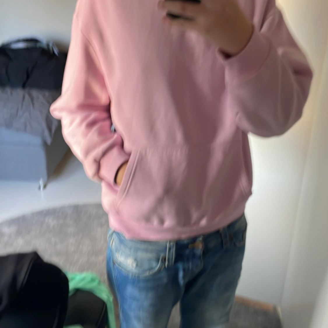 Ljusrosa hoodie från Urban Classics - 2