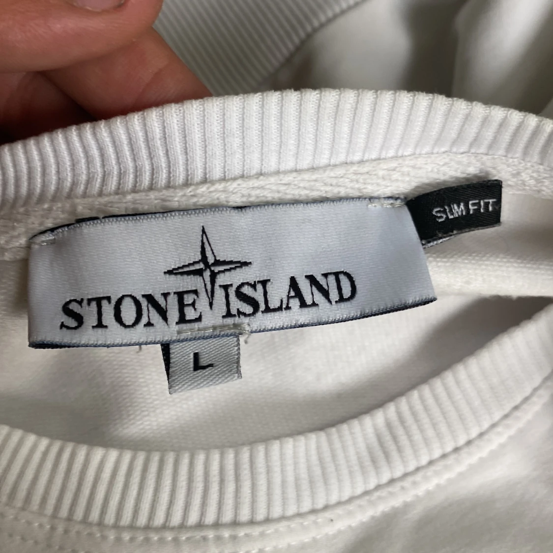 Vit Stone Island sweatshirt - 3