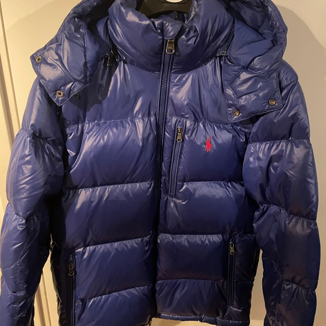 Blå pufferjacka från Polo Ralph Lauren
