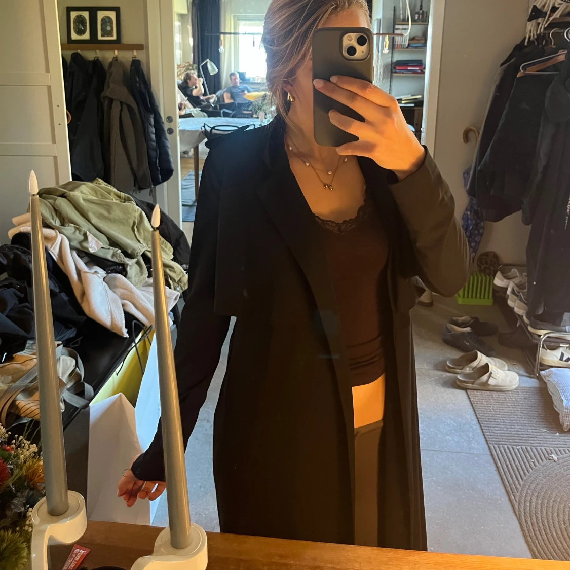 Lång tunn jacka - 2