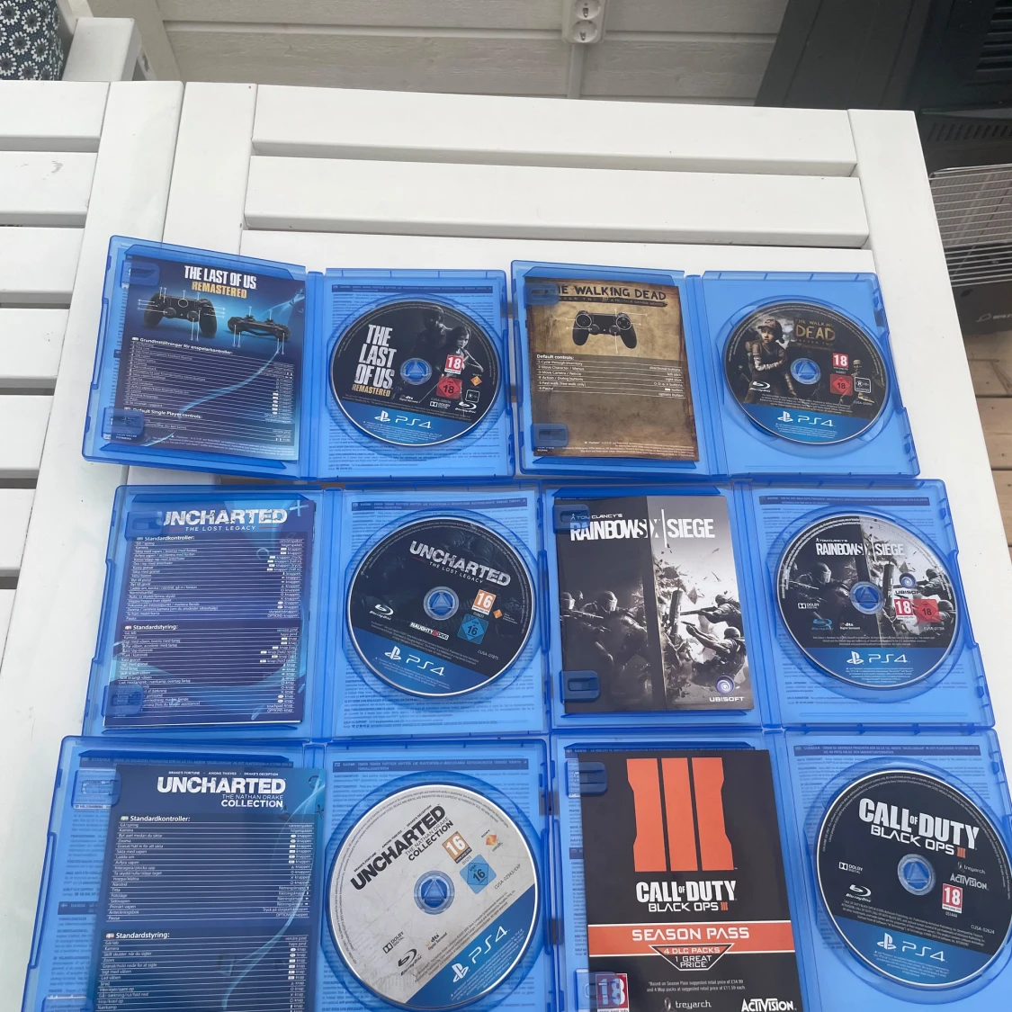 6 stycken PS4 spel / Playstation 4 spel  - 1