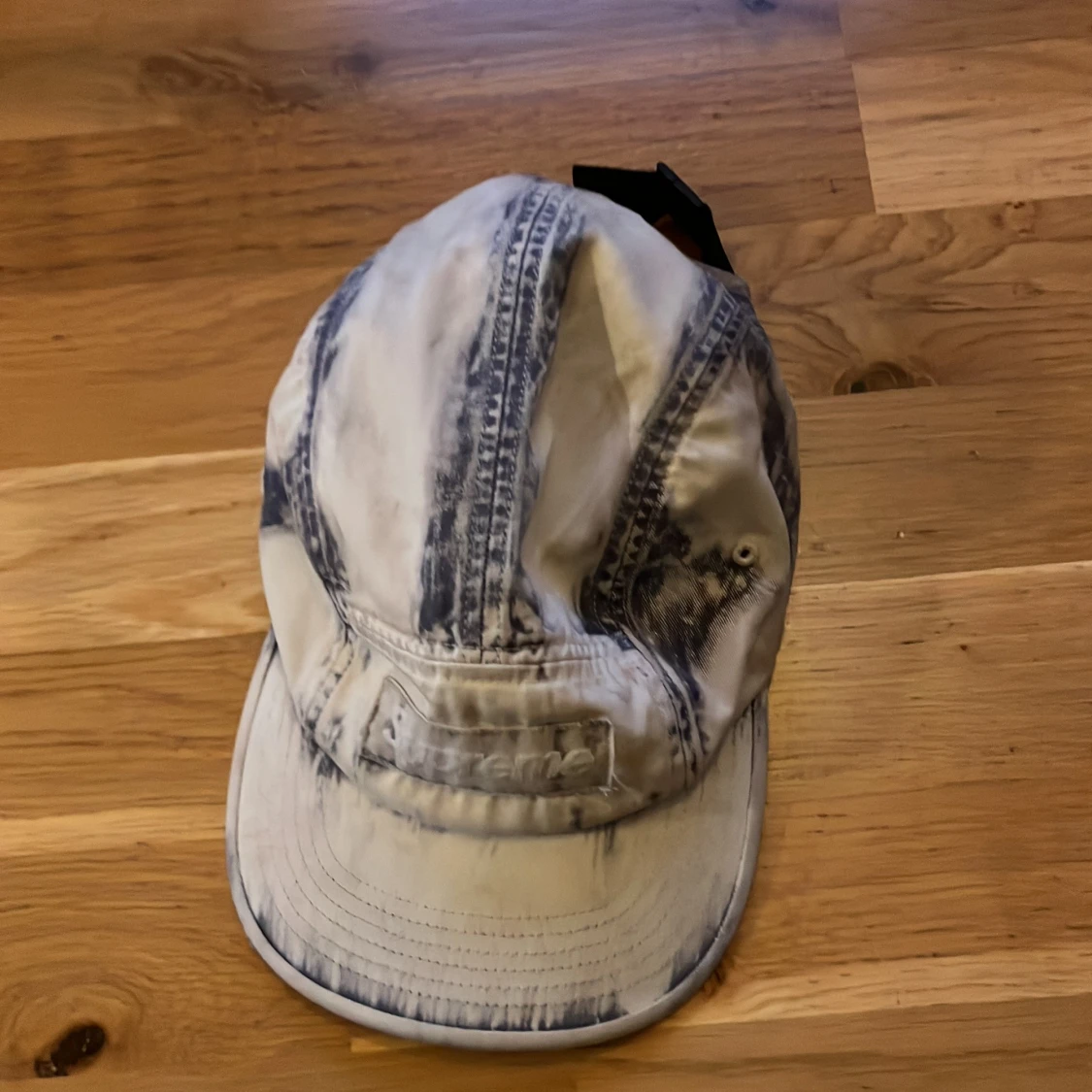 Supreme keps med denimtryck - 3