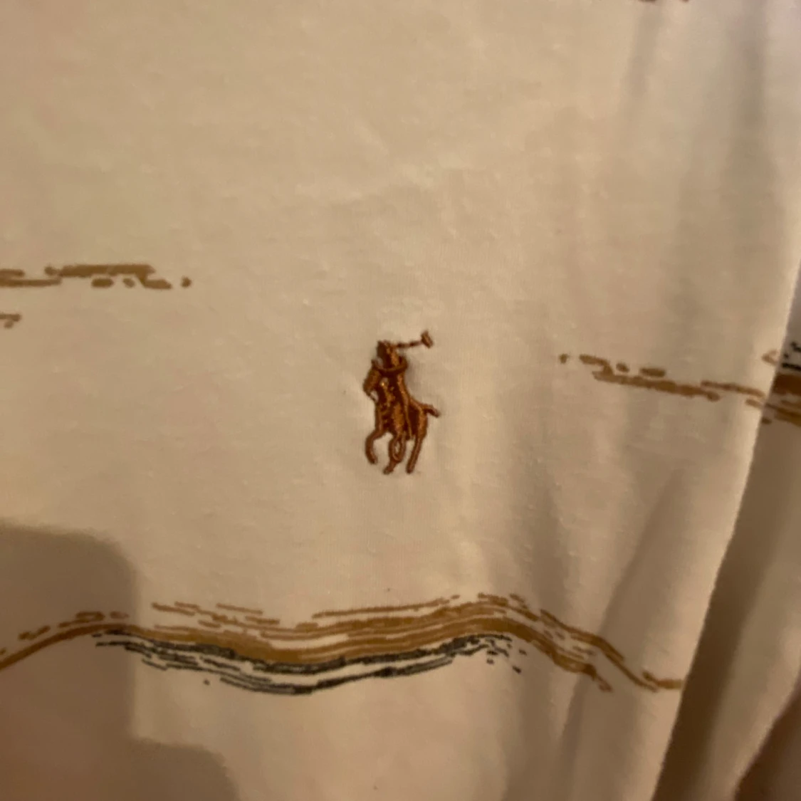 Vit randig piké från Polo Ralph Lauren - 1