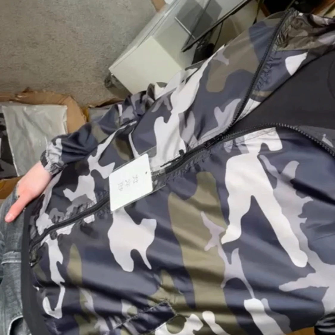 Camo vind/höstjacka