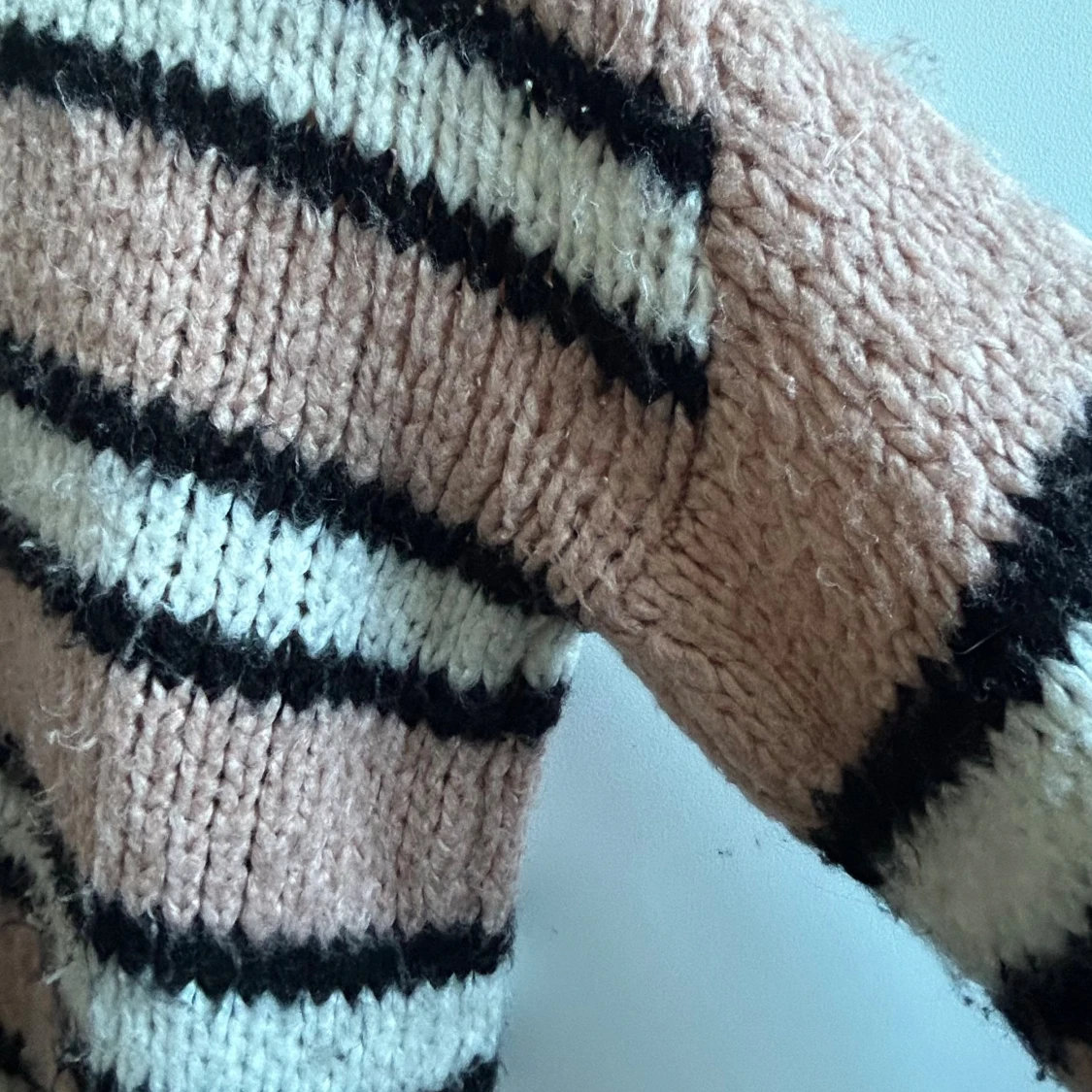 Randig stickad tröja från Bershka - 2