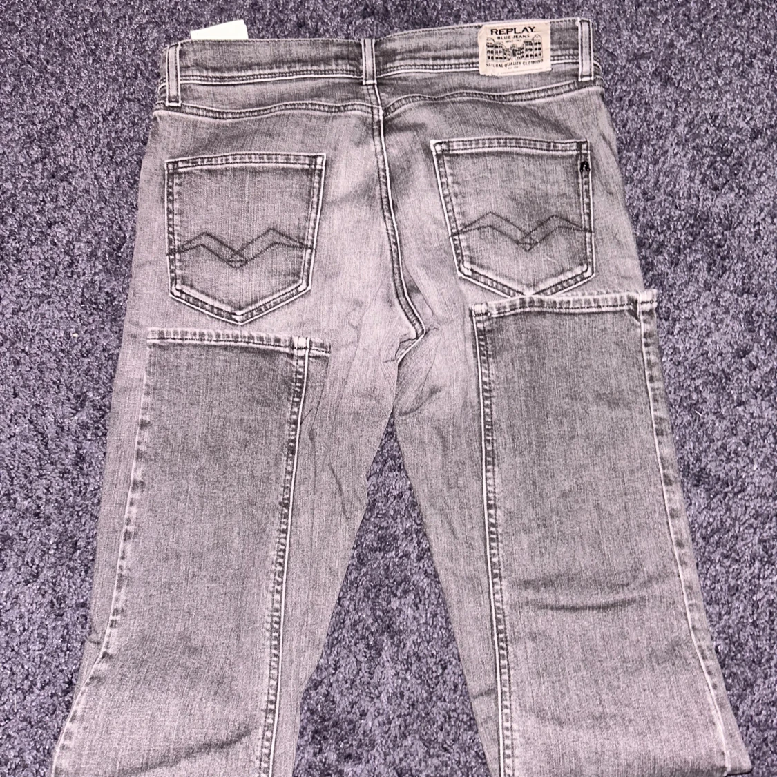 Replay Wallys grå jeans, straight fit - 1