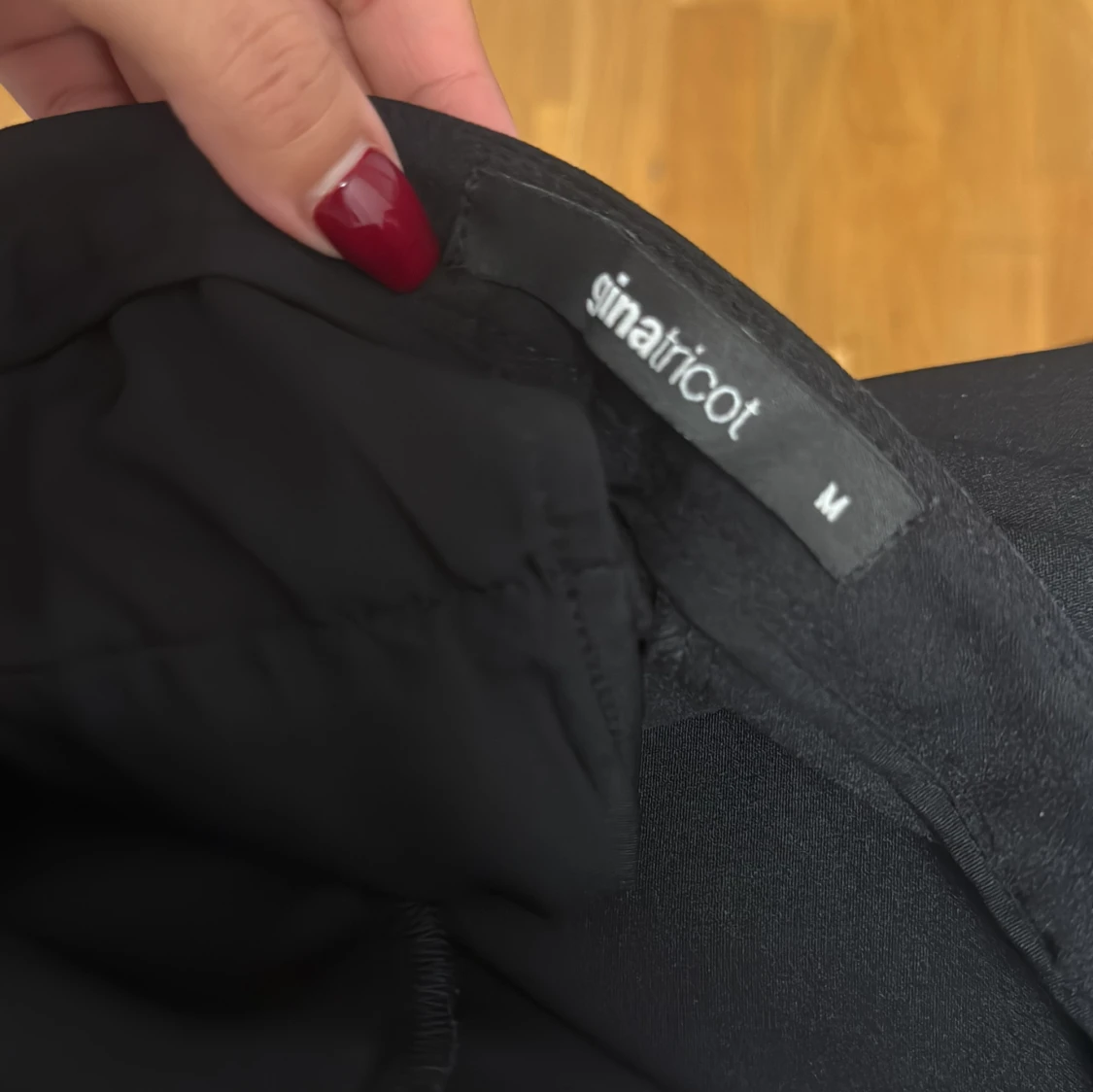 Svarta bootcut kostymbyxor Gina Tricot - 3