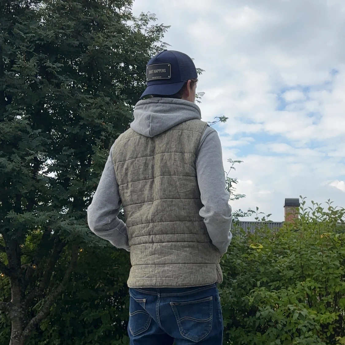  brun/grön väst från John Henric - 1