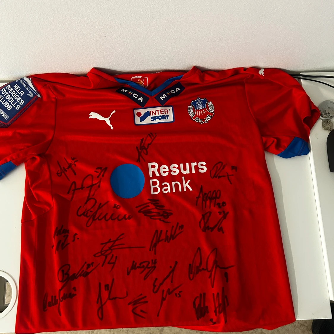 Röd Helsingborgs IF matchtröja Puma