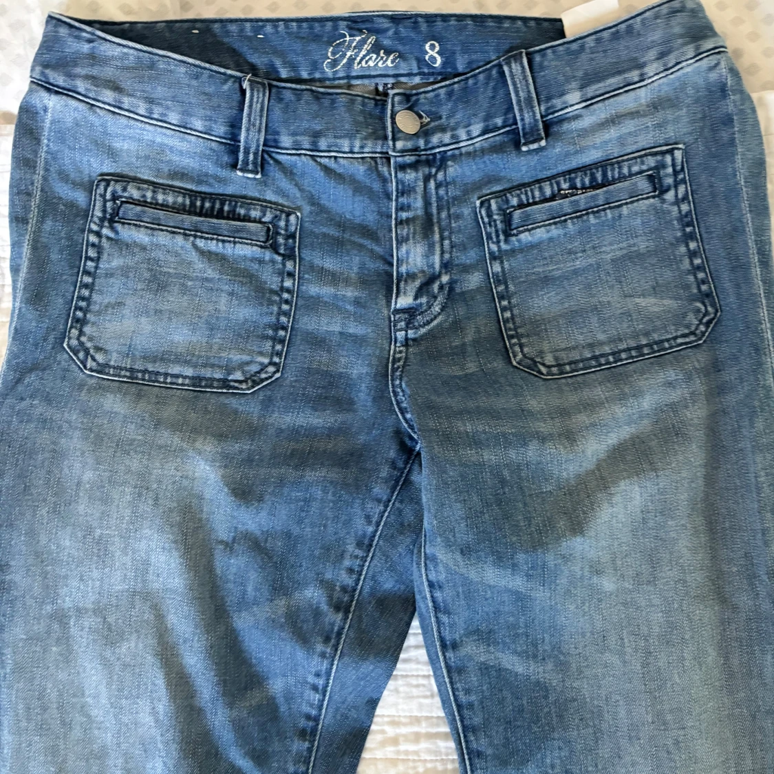 Blå bootcut jeans från Tommy Hilfiger - 2