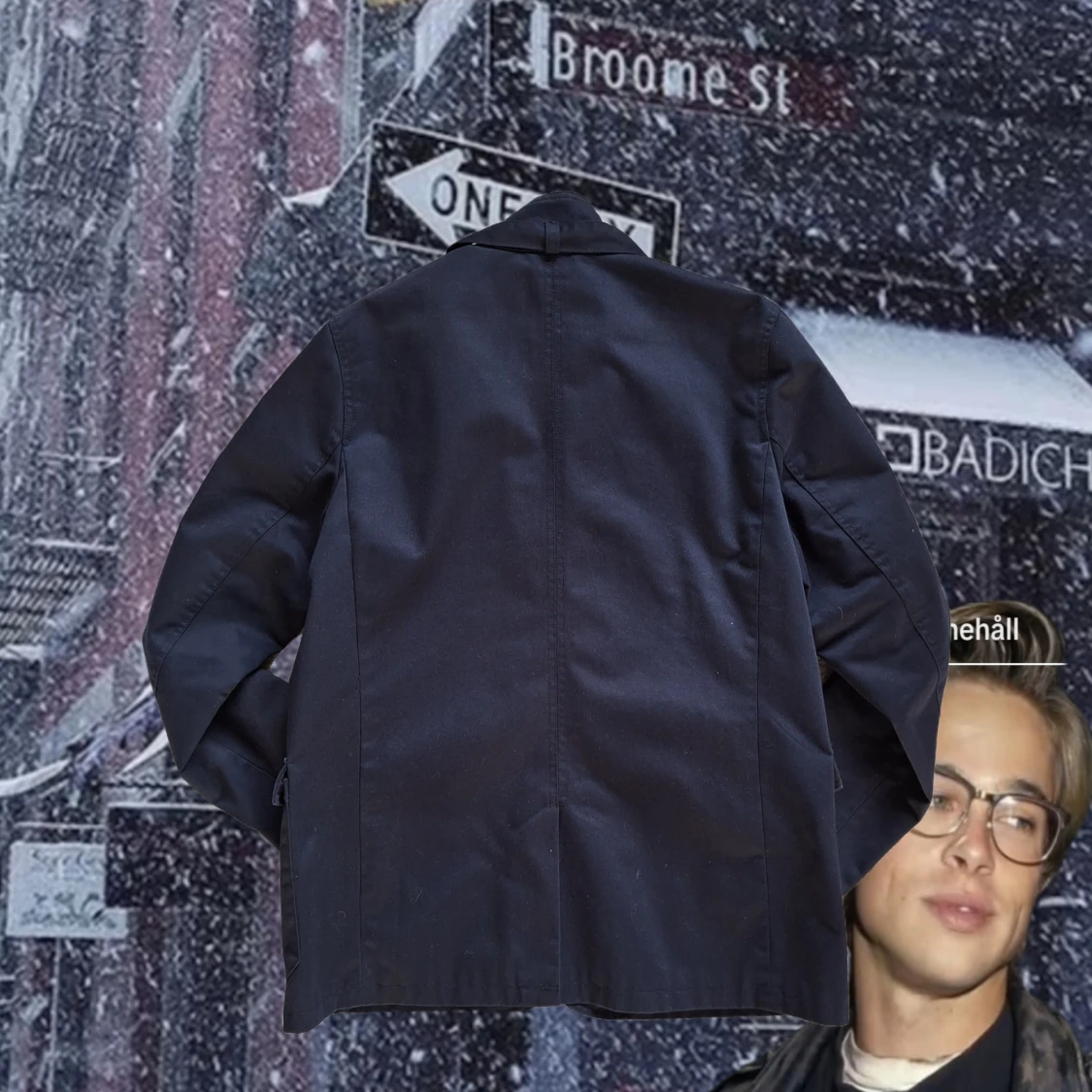 Marinblå Fieldjacket - 1