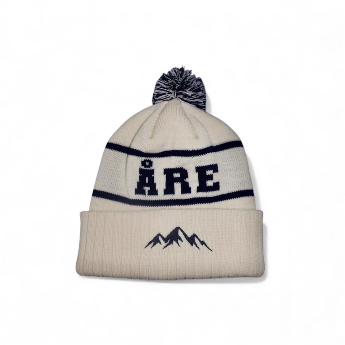 Vit Åre mössa  - 1