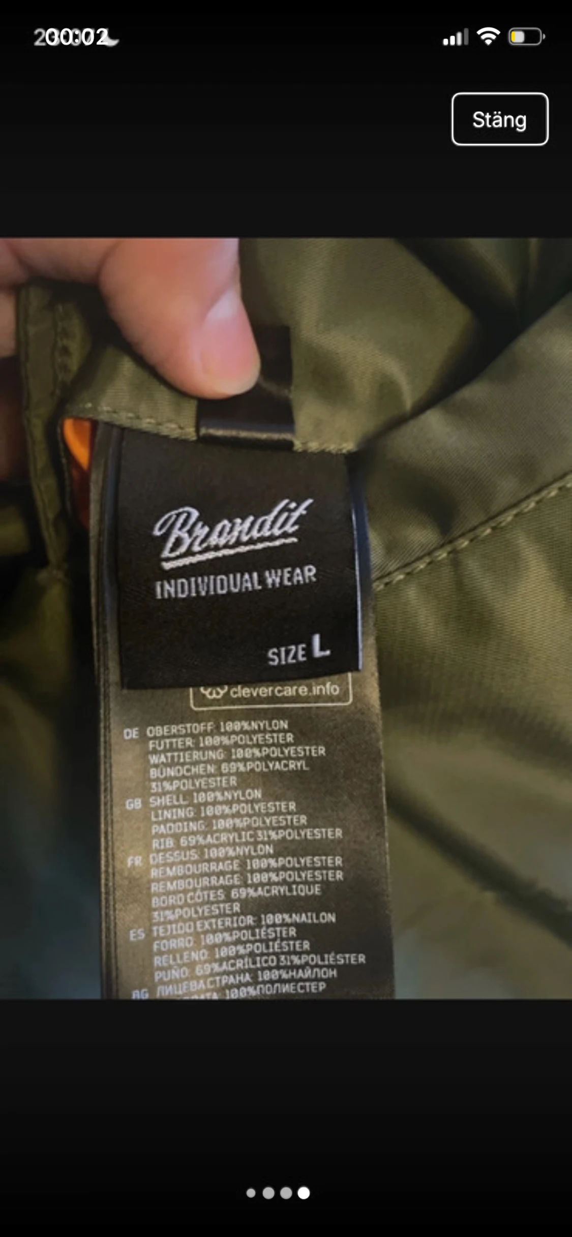 Olivgrön bomberjacka från Brandit - 3