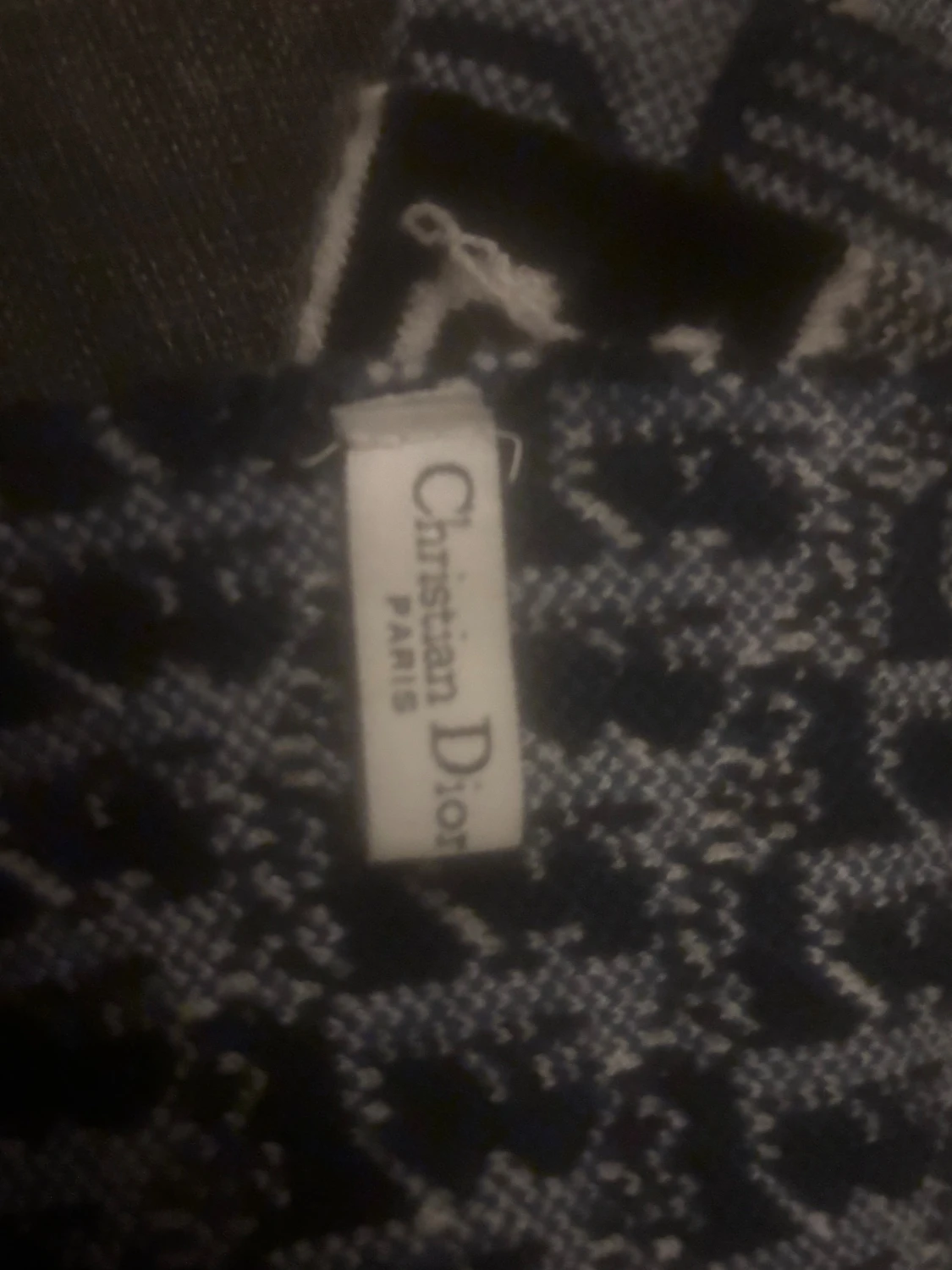 Christian Dior svartvit mönstrad väst - 1