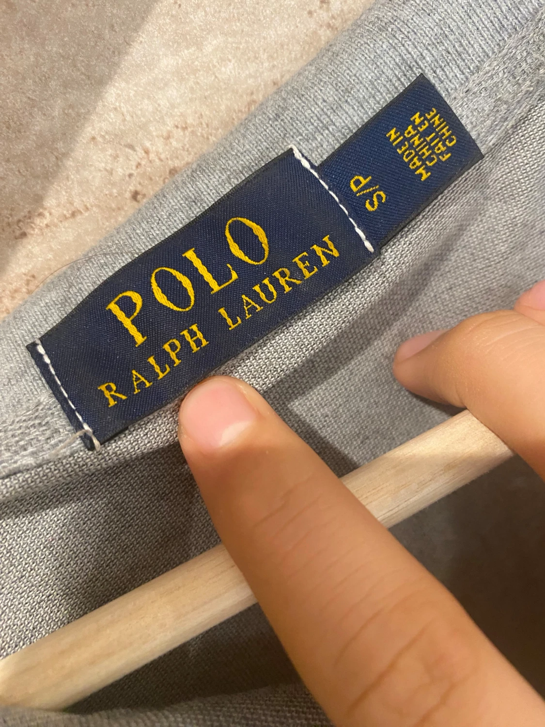 Grå pikétröja från Polo Ralph Lauren - 1
