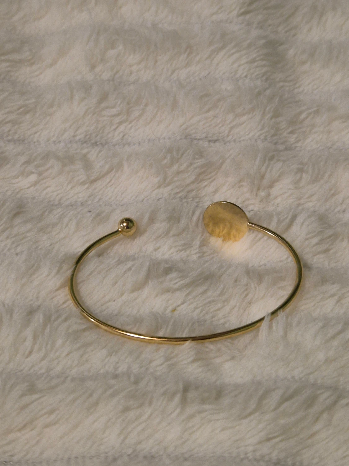 Guld bangle armband - 1