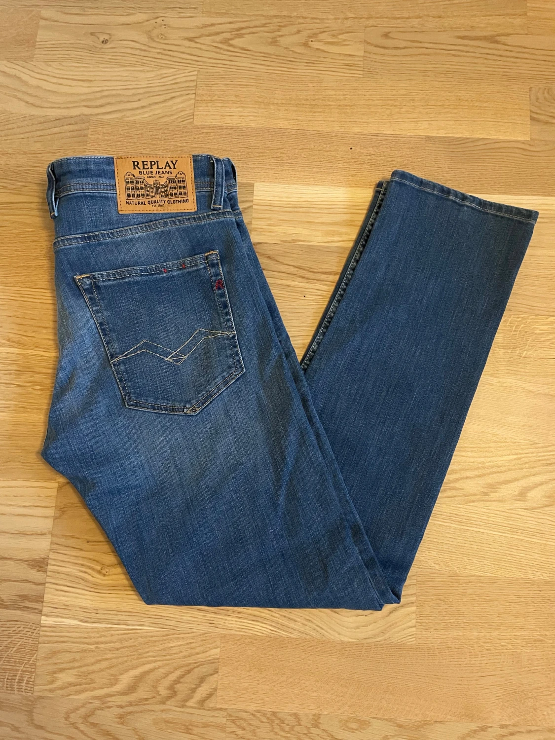 Blå Replay Grover jeans W31 L30
