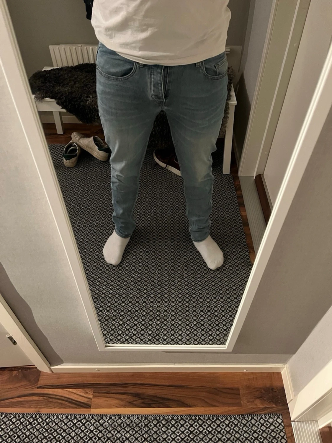 Ljusblå jeans från BOSS, slim fit