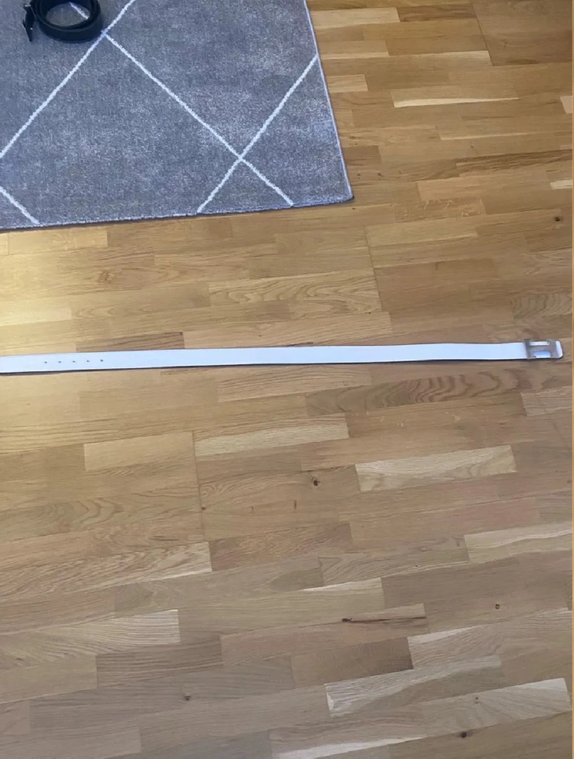 H-ermes vit bälte med h-spänne - 2