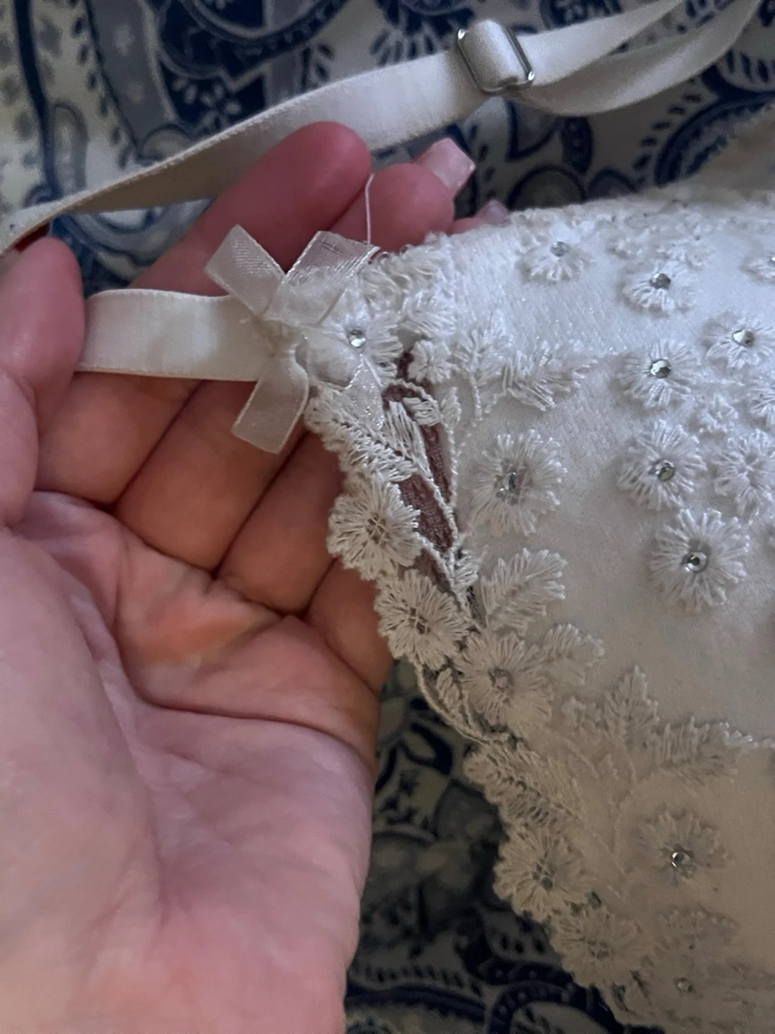 Jättefin vit bh från cubus  - 3