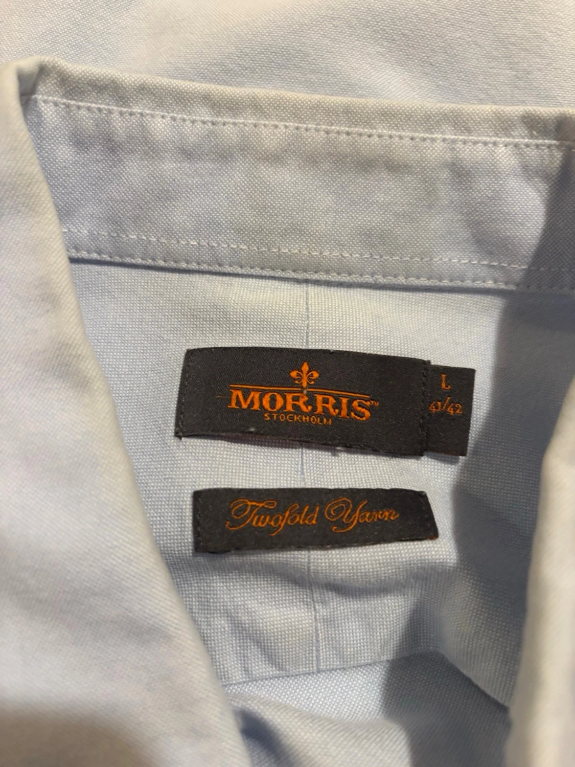 Ljusblå skjorta från Morris - 4