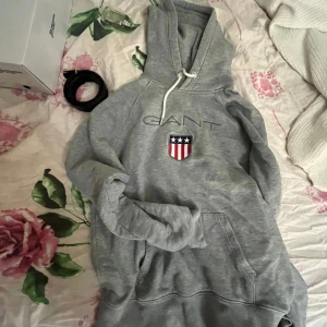 Grå gant hoddie  - Grå gant hoddie 