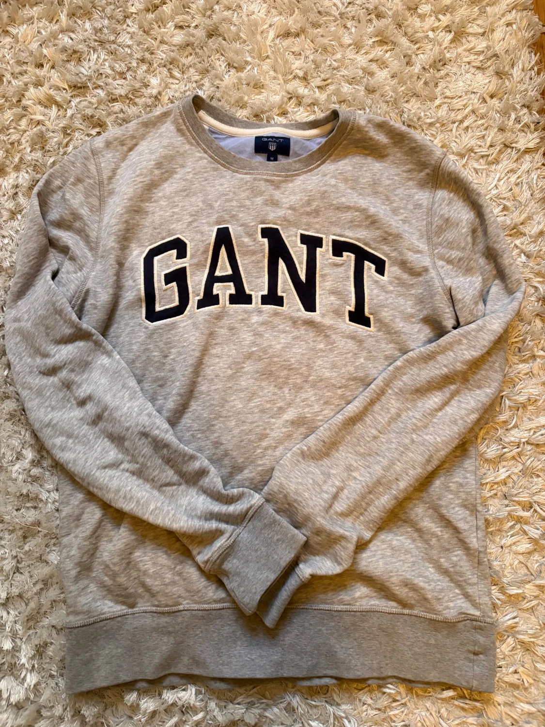 Grå sweatshirt från GANT i bomull