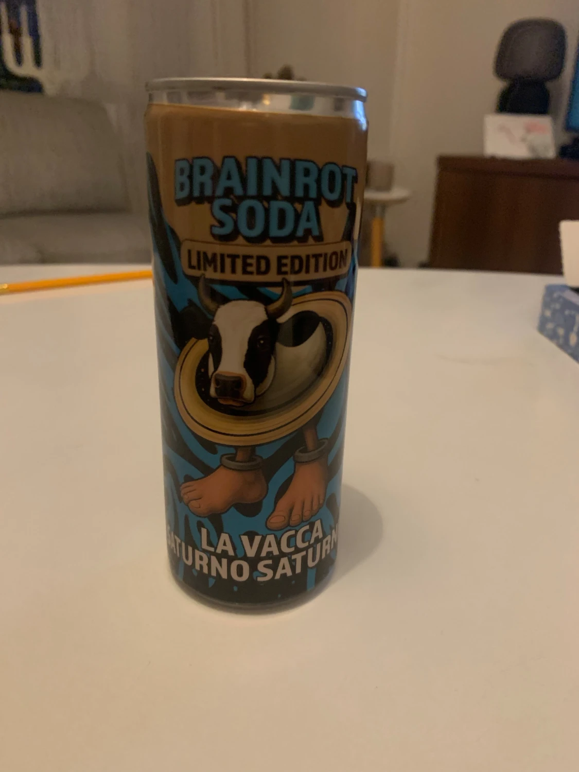 Rare brainrot soda LA VACCA  SATURNO SATURNITA