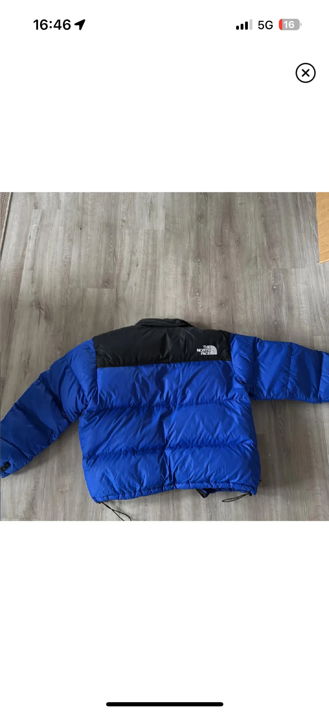 Blå pufferjacka från The North Face - 2