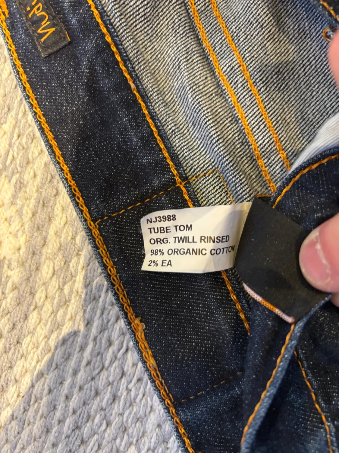 Mörkblå jeans från Nudie Jeans Co W31 L36 - 4