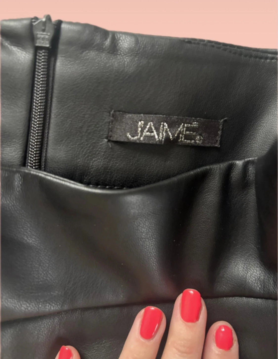 Vintage skinnkjol med fransar från J’AIME - 2