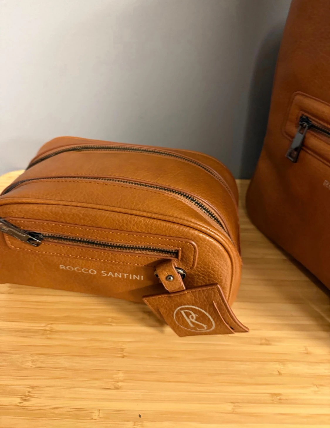 Brun ryggsäck från Rocco Santini - 1