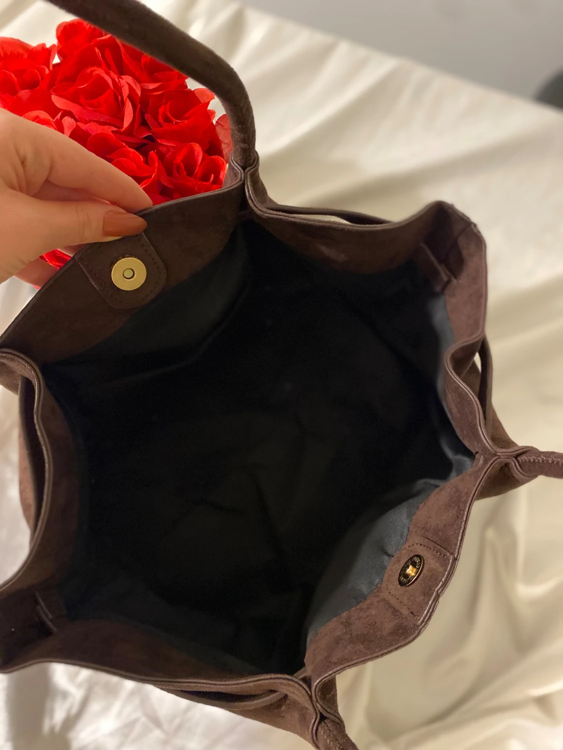 Brun mocka väska - 3