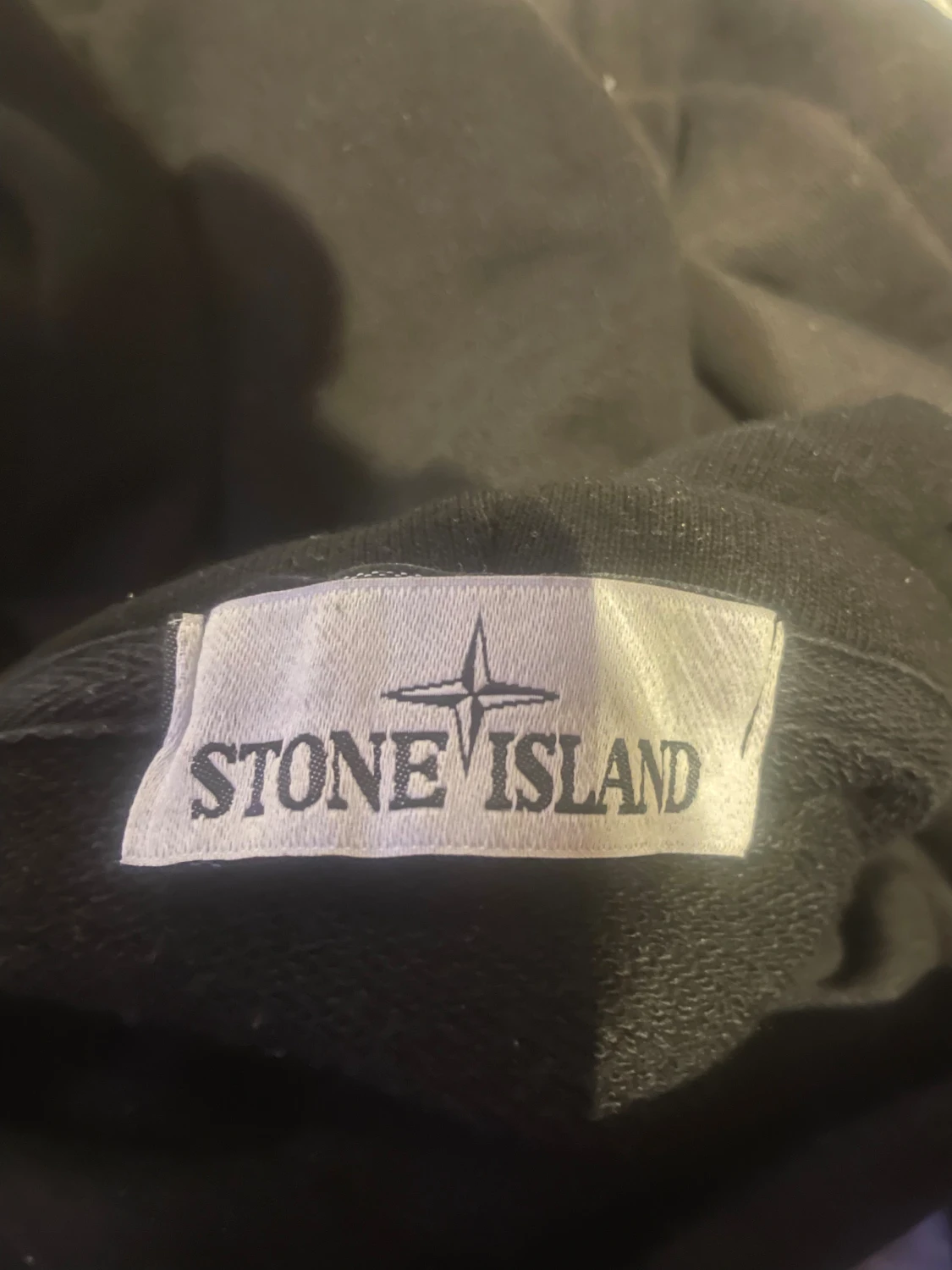 Svart Stone Island hoodie - 5